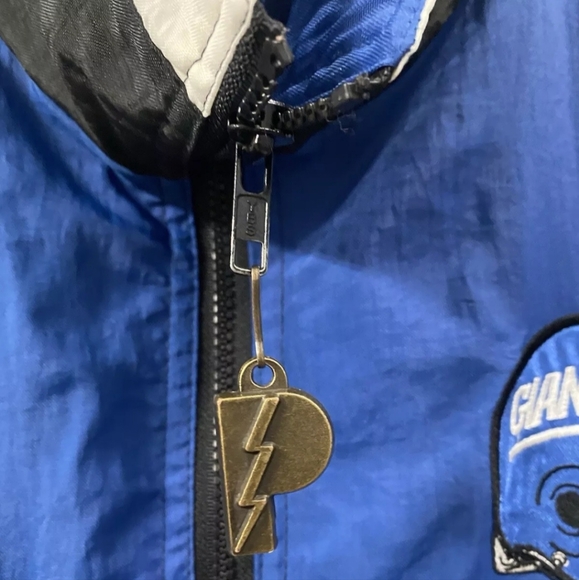 New York Giants Jacket Dro Layer Mens XL Blue Red NFL Full Zip Windbreaker - Picture 2 of 7